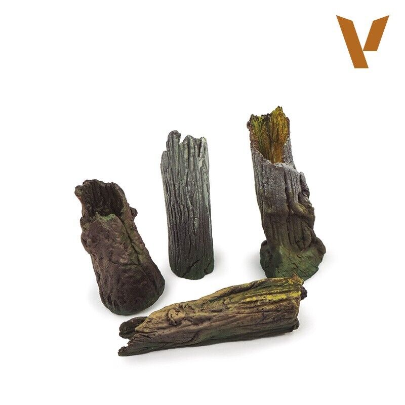 Large Tree Stumps - Scale 1:35 - Terrain & Accessories - Acrylicos Val
