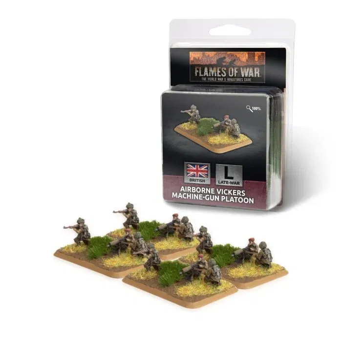 English Airborne Vickers Machine-Gun Platoon - Late-War Brand New Flam