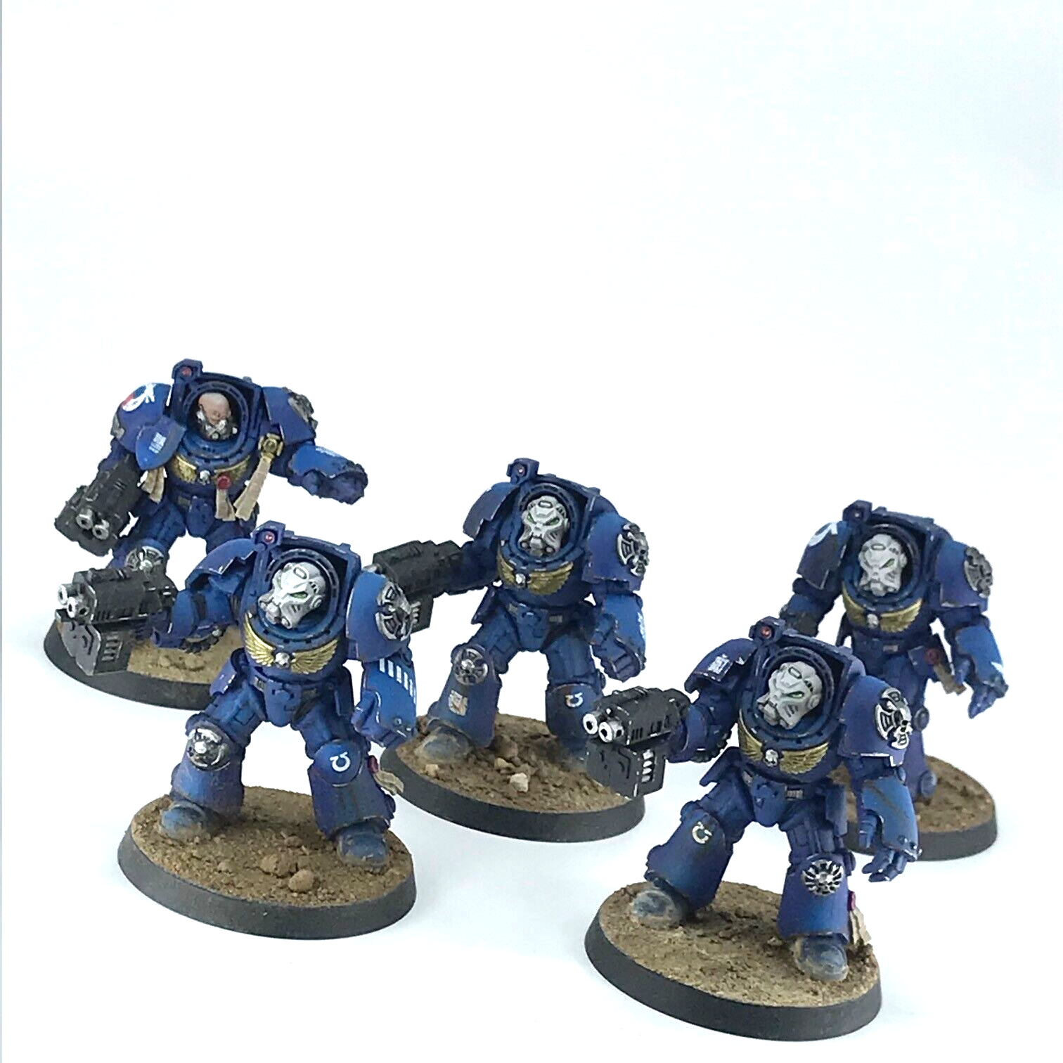 Ultramarines Terminator Squad Space Marines - Painted - GW Warhammer 4