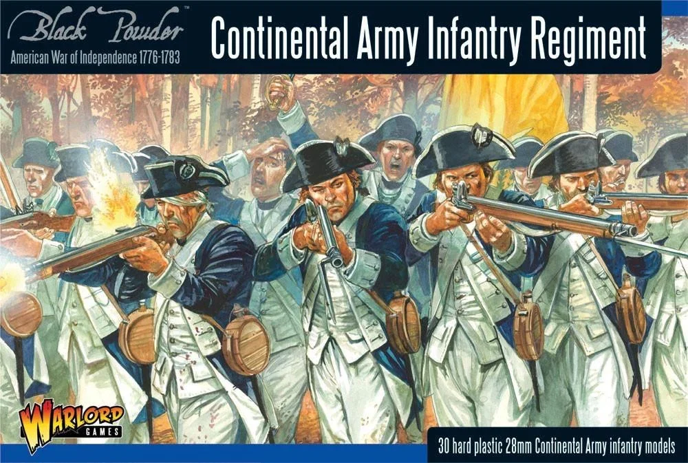 Continental Army Infantry - War Of Independence - Warlord Games Black