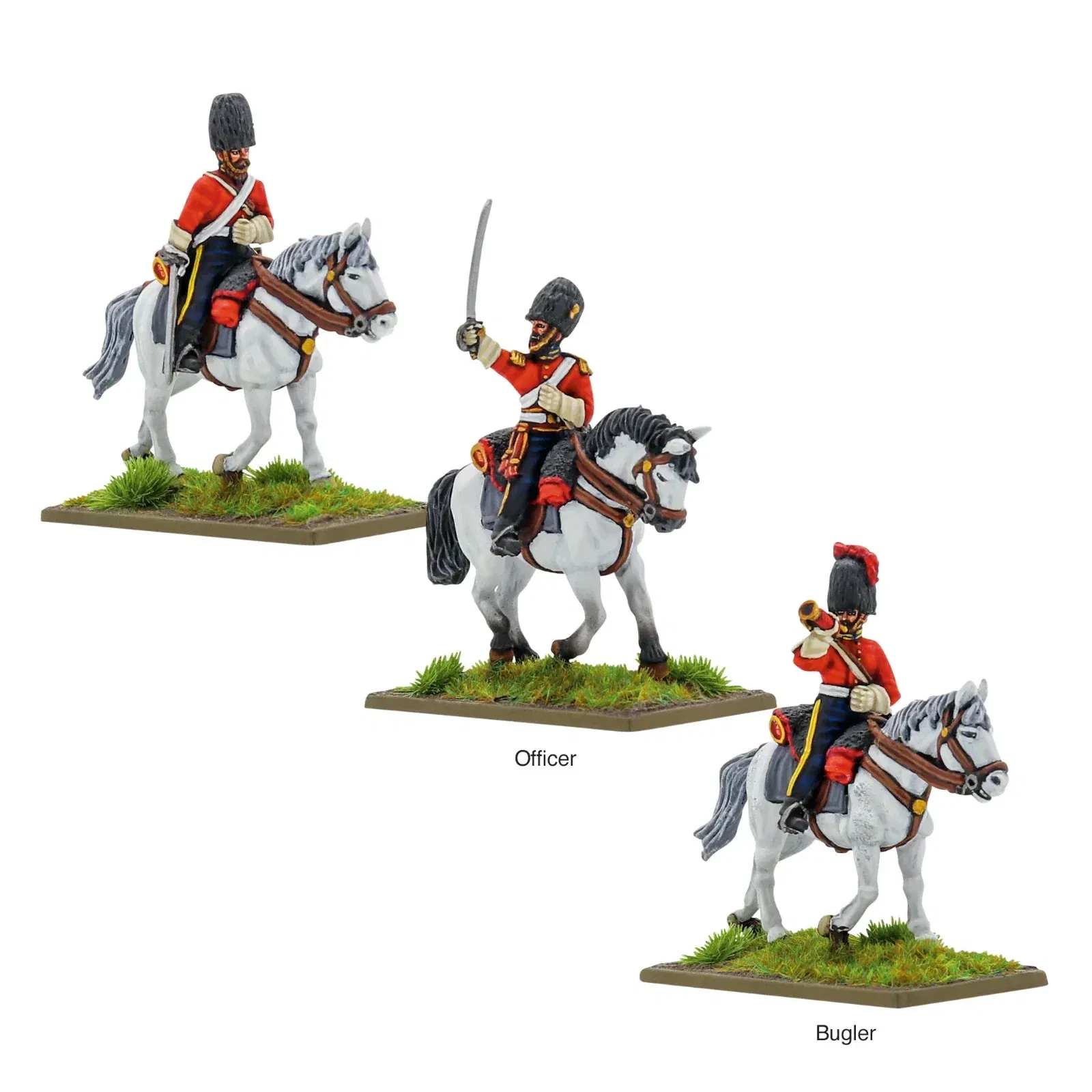 British Scots Heavy Cavalry Command - Crimean War - Warlord Games Blac