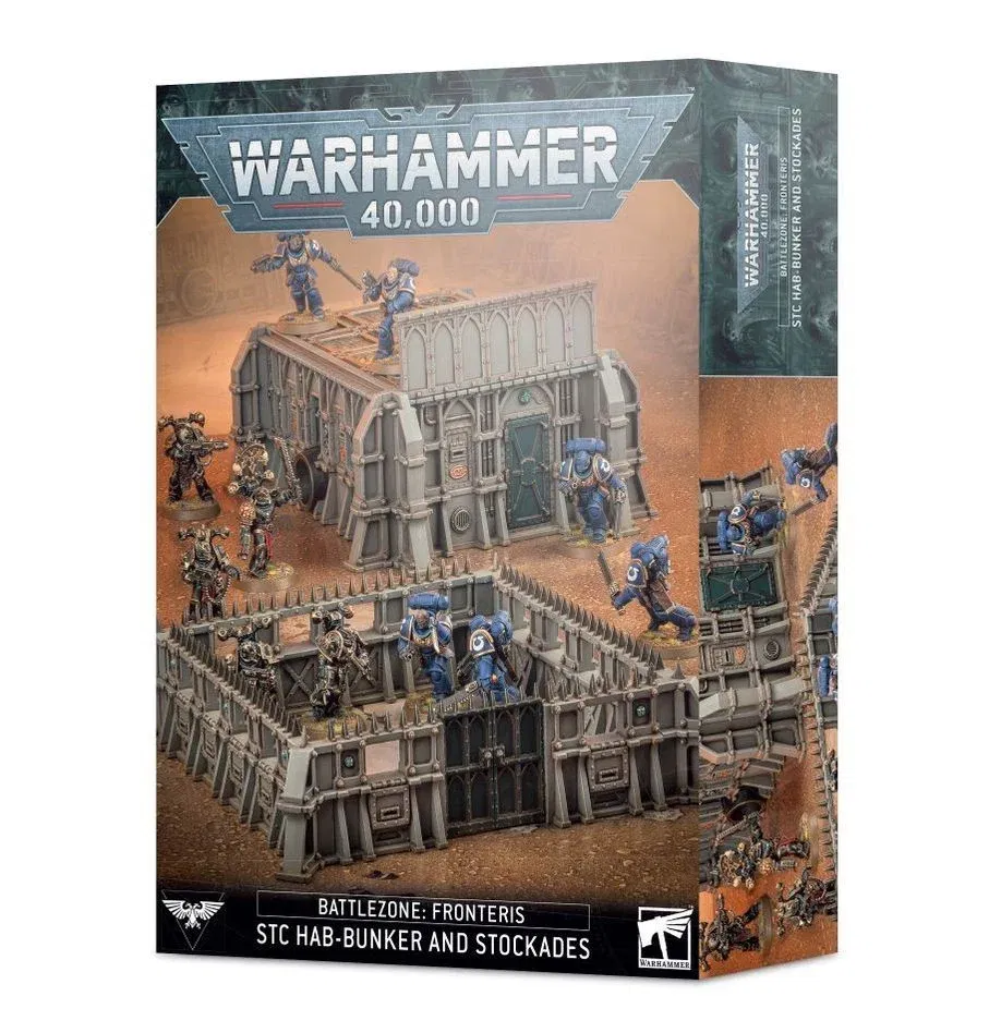 STC Hab-Bunker And Stockades - Terrain Set - Brand New - Warhammer 40K