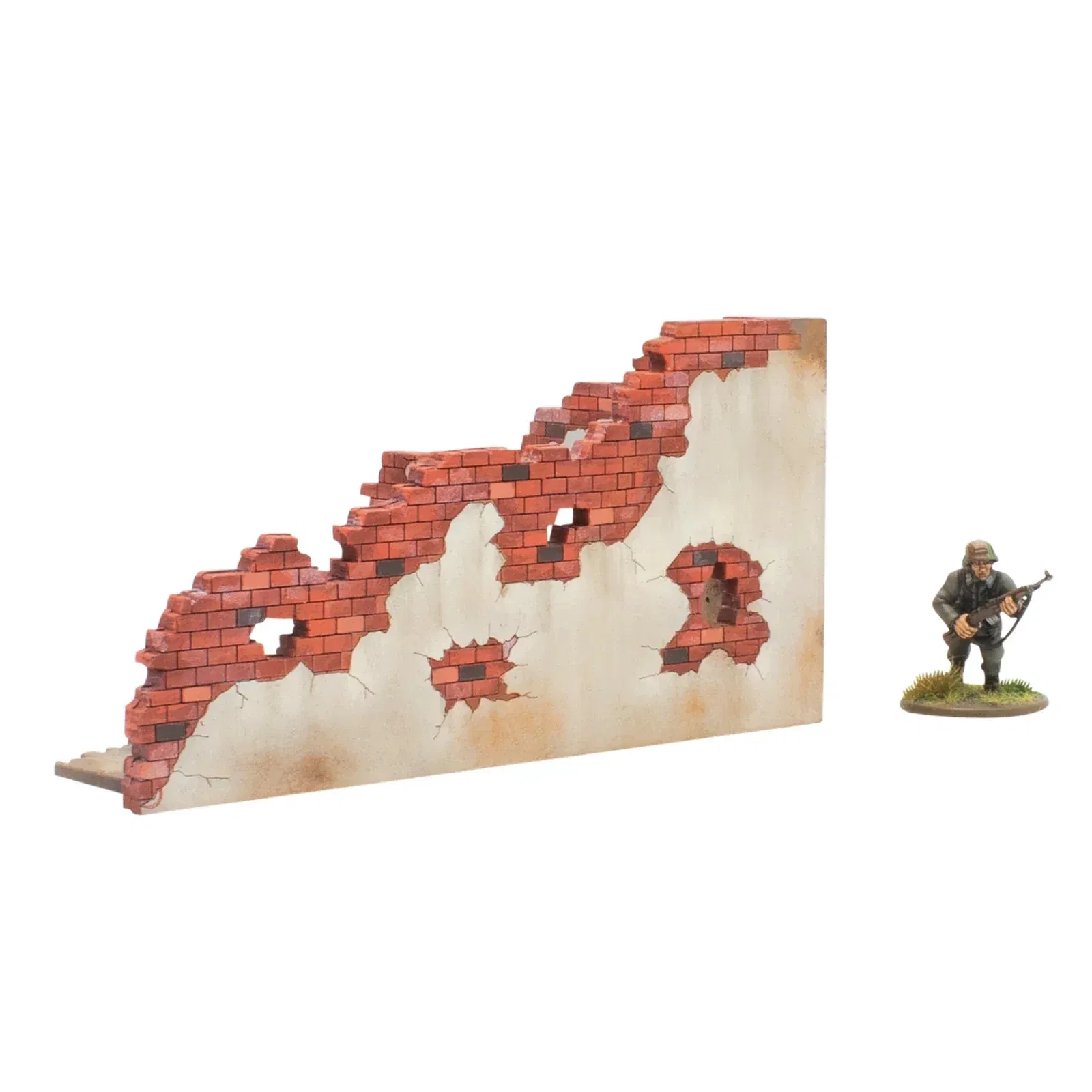 Internal Ruins L Section Terrain - MDF Terrain - Bolt Action - Brand N