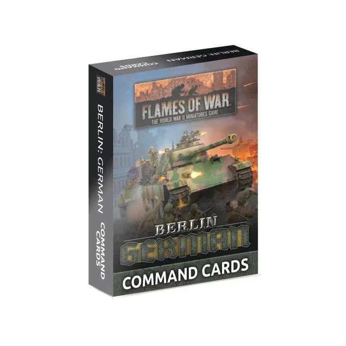 Berlin: German Command Cards - Brand New - Flames of War Battlefront