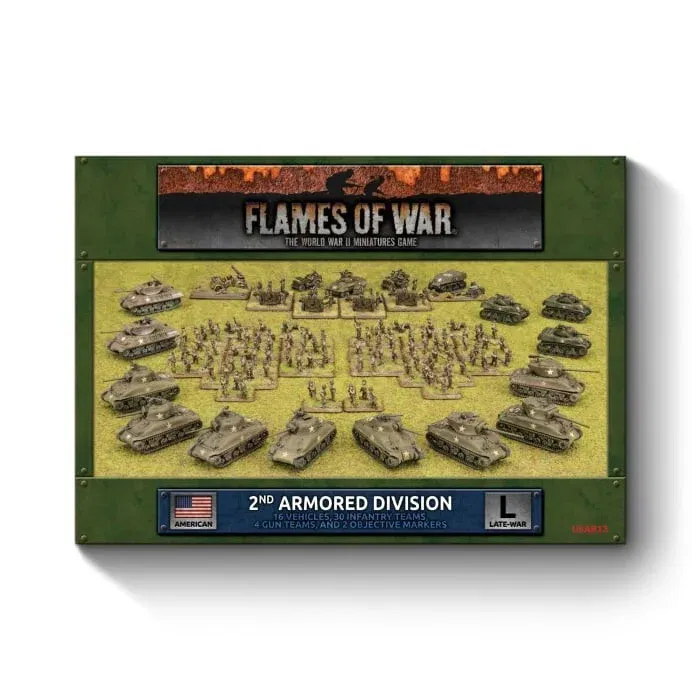 American 2nd Armored Division - Late-War - Brand New - Flames of War