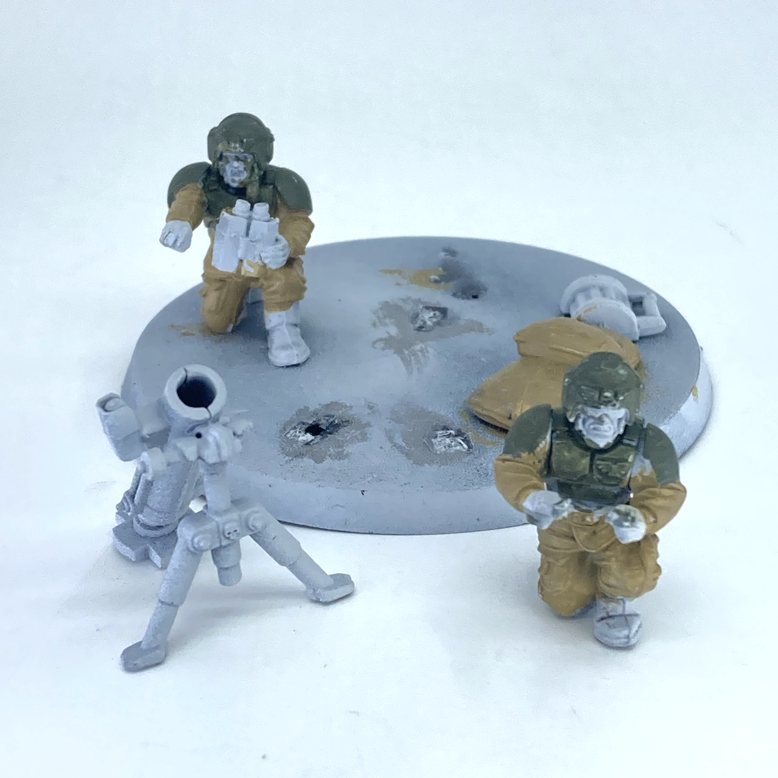 Cadian Mortar Team - Imperial Guard - Warhammer 40K Games Workshop C86