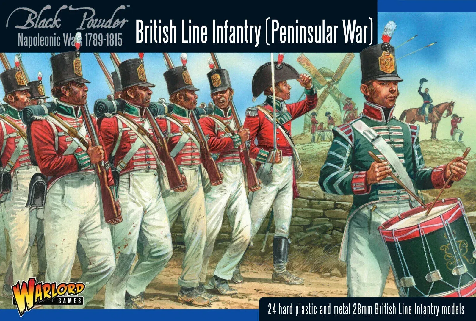 British Line Infantry ( Peninsular War) - Warlord Games Black Powder M