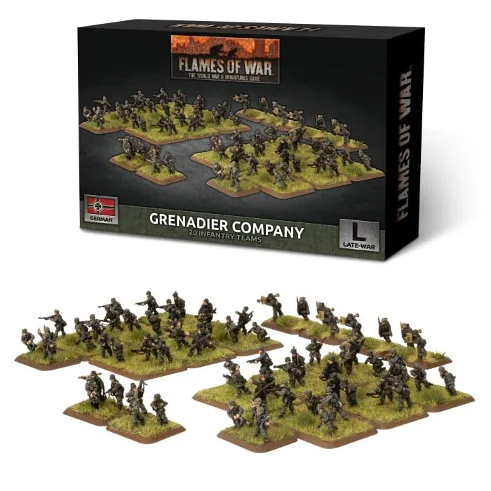 German Grenadier Company - Late-War - Brand New - Flames of War