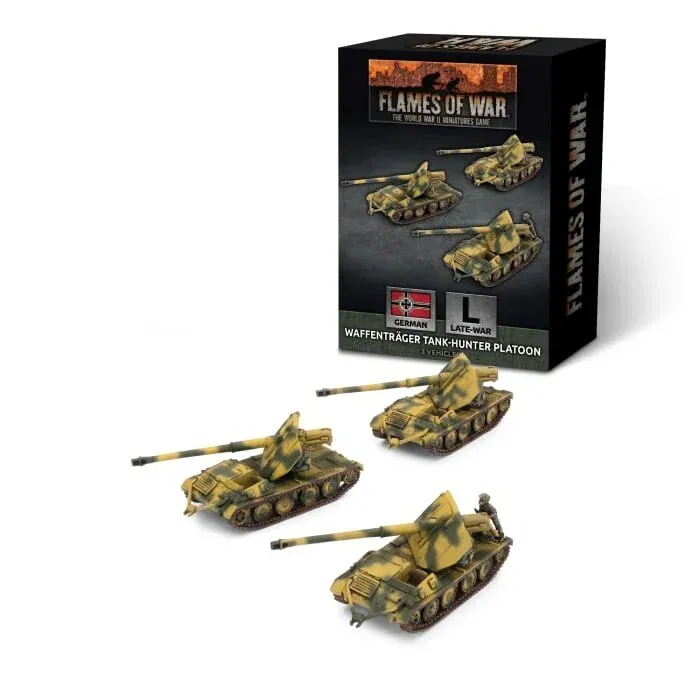 German Waffentrager Tank-Hunter Platoon - Late-War - Brand New - Flame