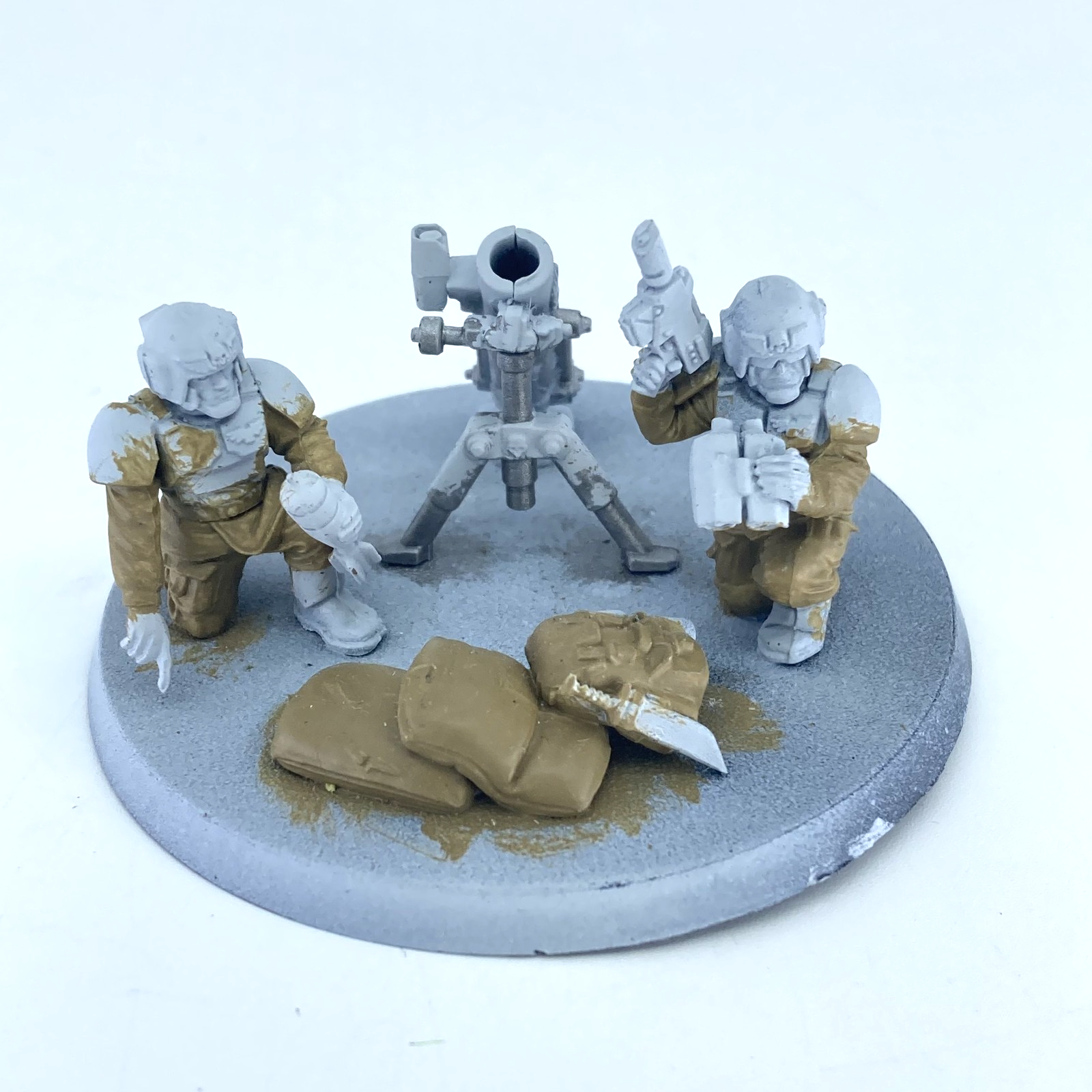 Cadian Mortar Team - Imperial Guard - Warhammer 40K Games Workshop C86