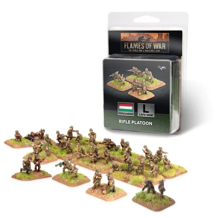 Hungarian Rifle Platoon - Late-War - Brand New - Flames of War