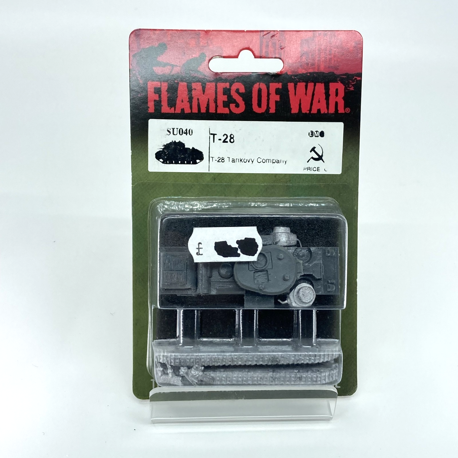 Soviet T-28 Tank - Allied Forces - Blister - Flames of War Part Metal