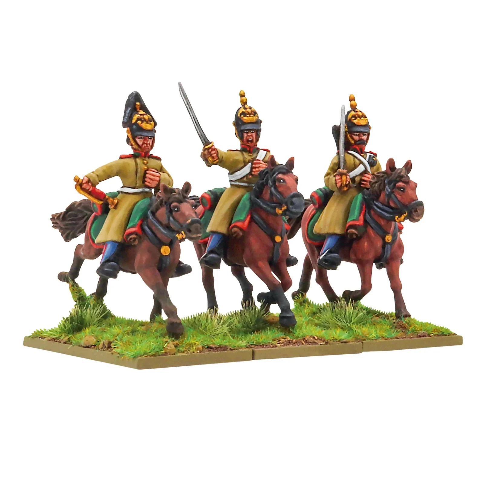 Russian Dragoons command - Crimean War - Black Powder - Brand New