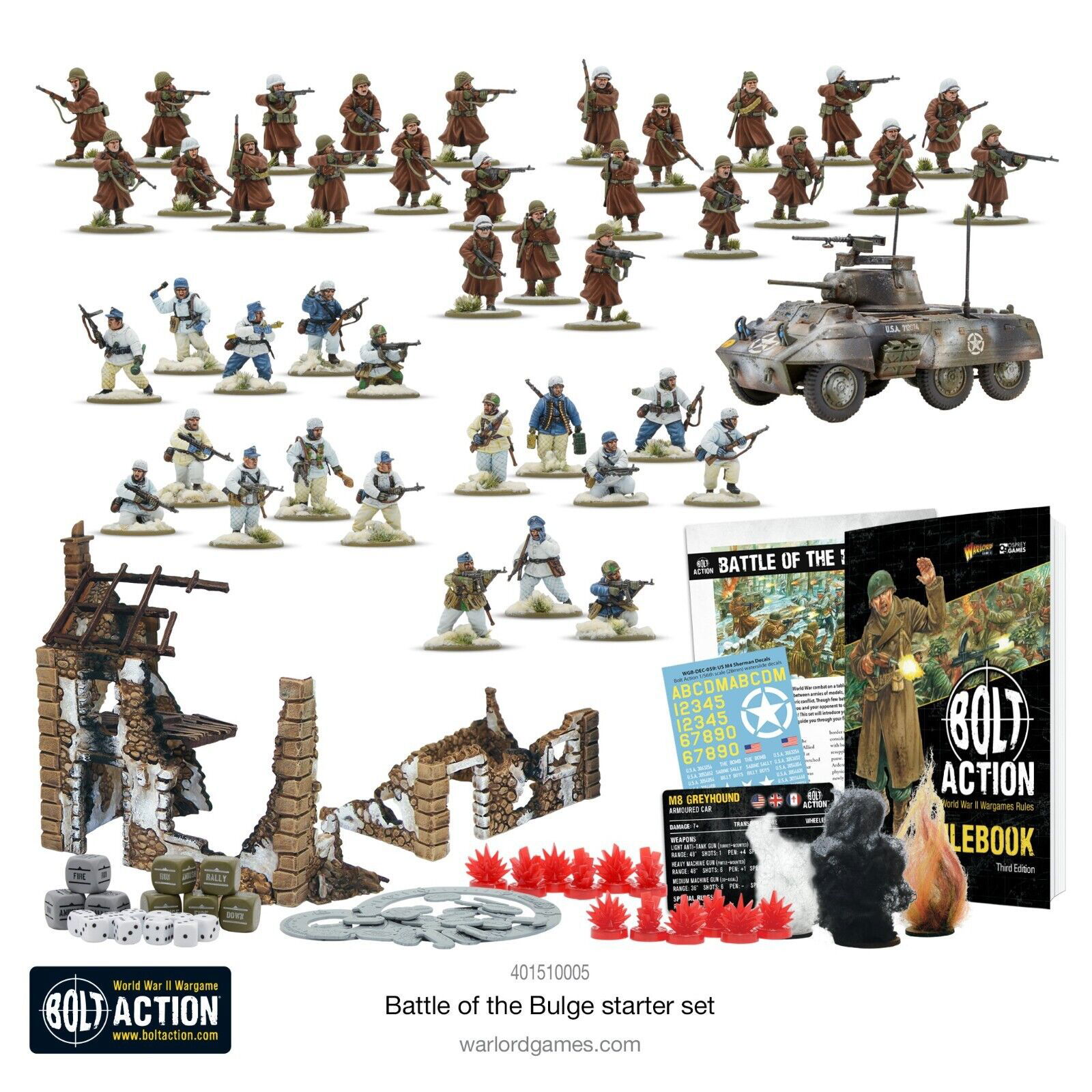 Bolt Action Starter Set - Battle of the Bulge 3rd Edition - Warlord Ga