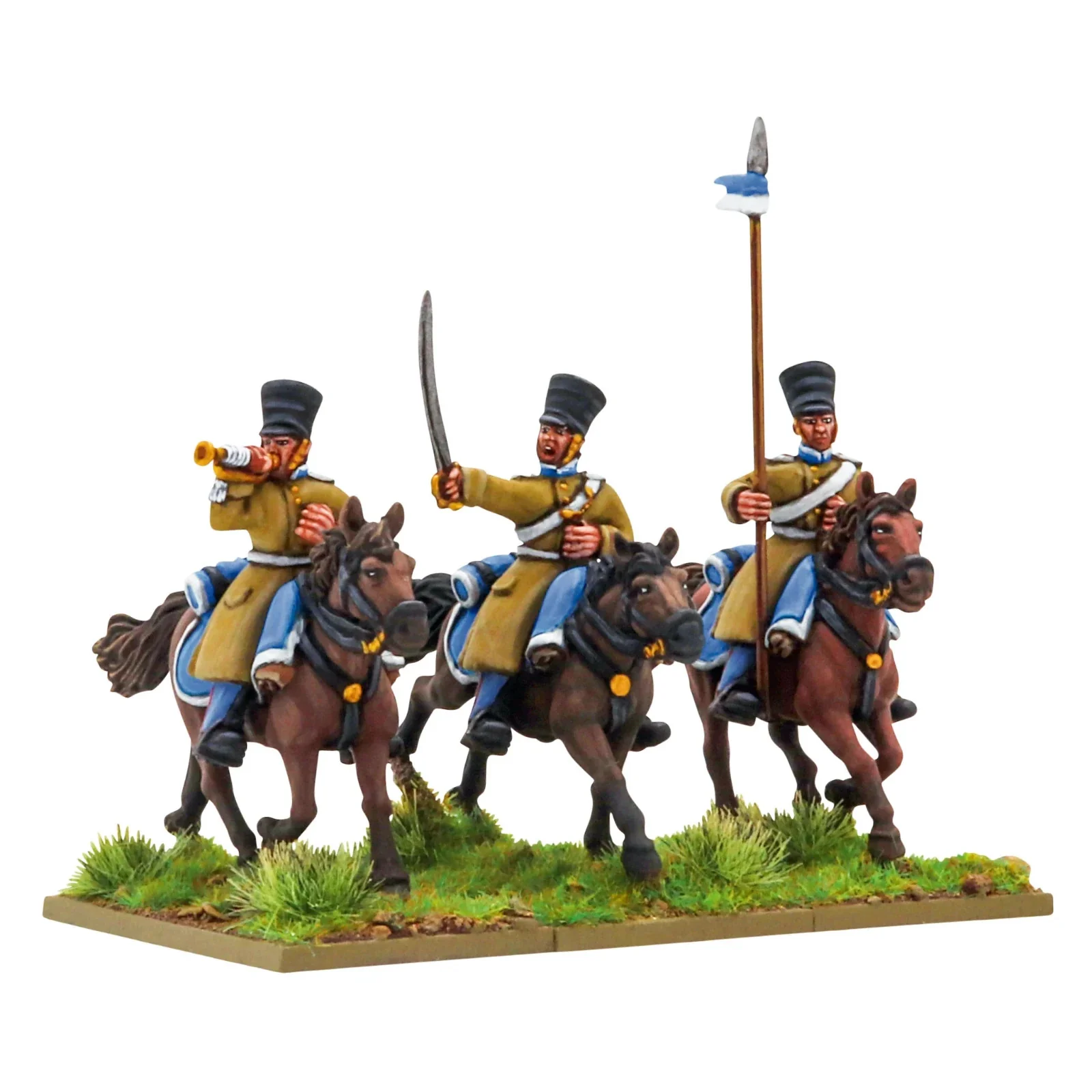 Russian Hussars Command - Crimean War - Warlord Games Black Powder