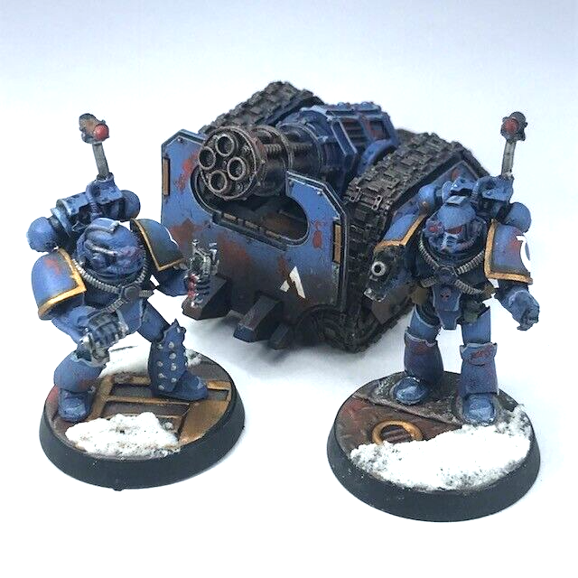 Ultramarines Rapier Carrier Quad Launcher Space Marines - Horus Heresy
