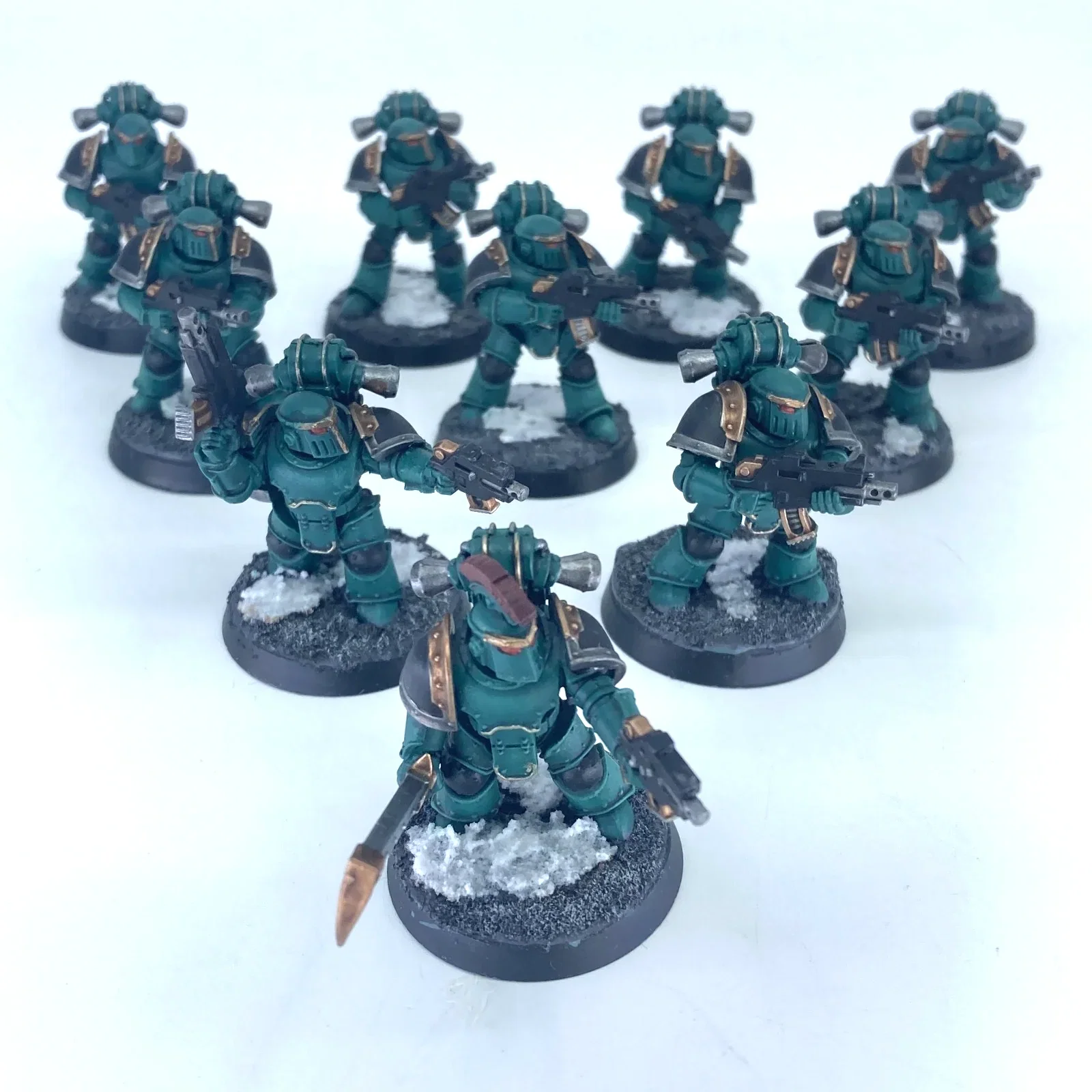 Sons of Horus Tactical Marine Squad - Painted - Warhammer Horus Heresy