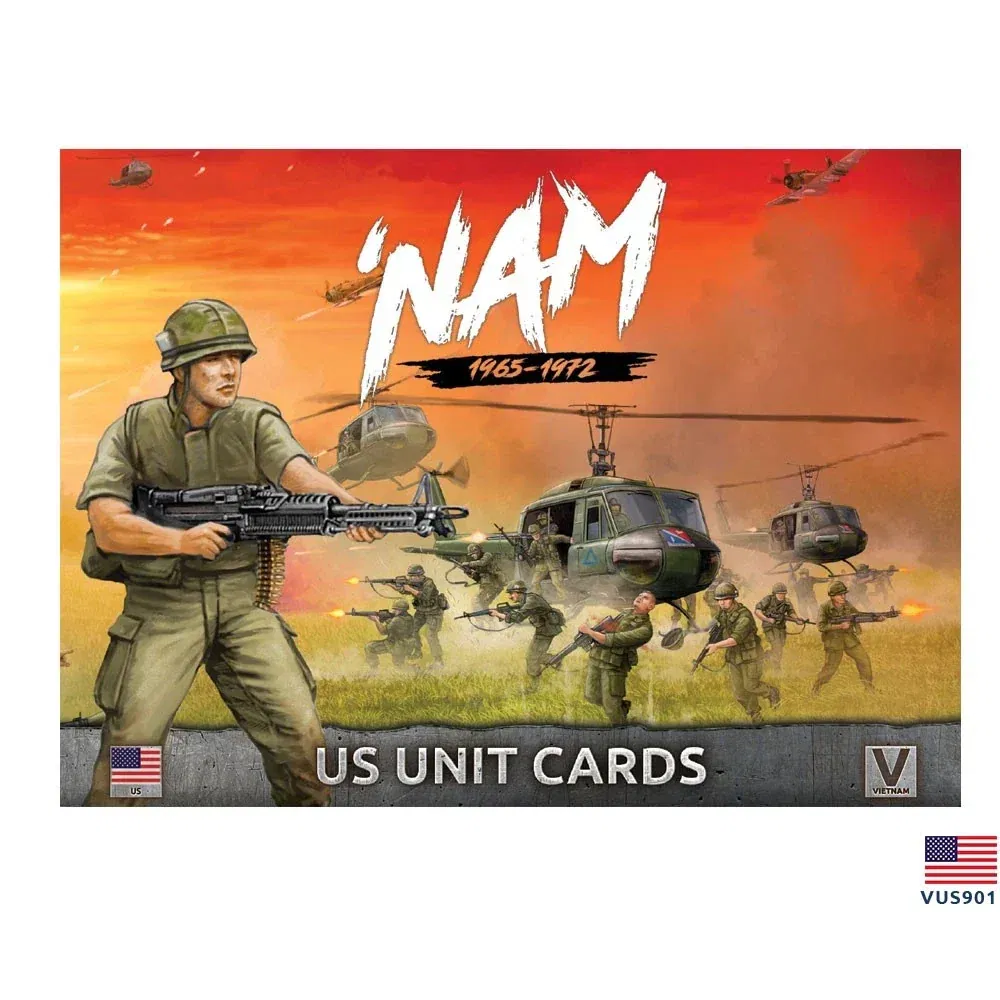 Nam 1965 - 1972: US Unit Cards - Vietnam War - Flames of War