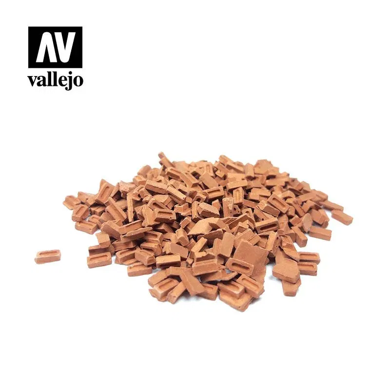 Coloured Bricks - Scale 1:35 - Terrain & Accessories - Acrylicos Valle