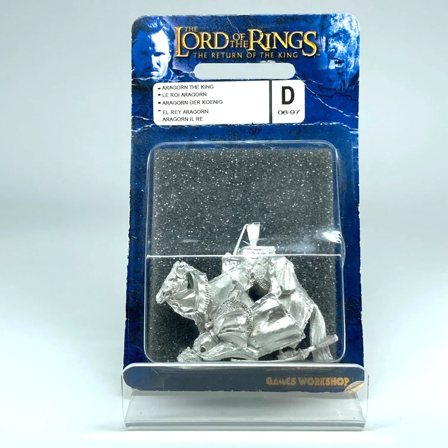 Aragon King of Gondor - Blister - Warhammer / Lord of the Rings GW Met