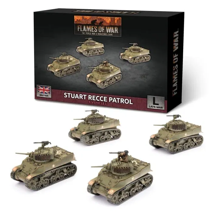 British Stuart Recce Patrol - Late-War - Brand New - Flames of War