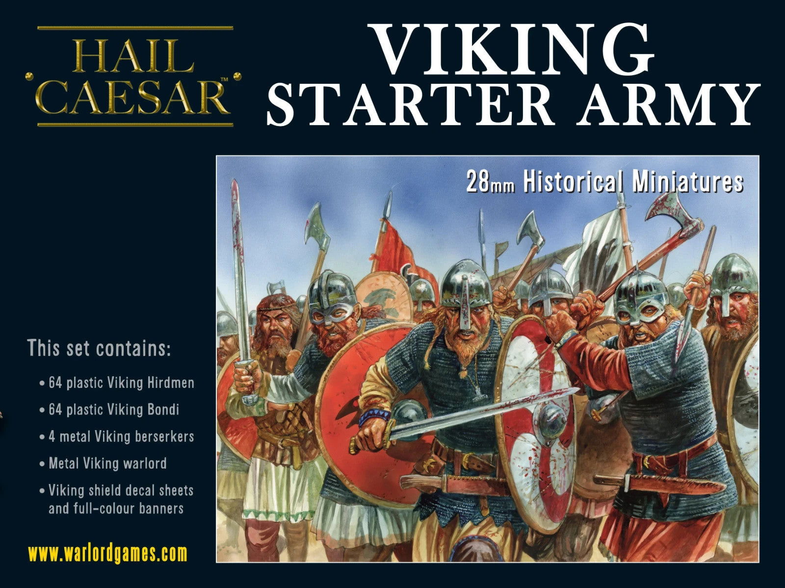 Viking Starter Army - Brand New - Warlord Games Hail Caesar Miniatures
