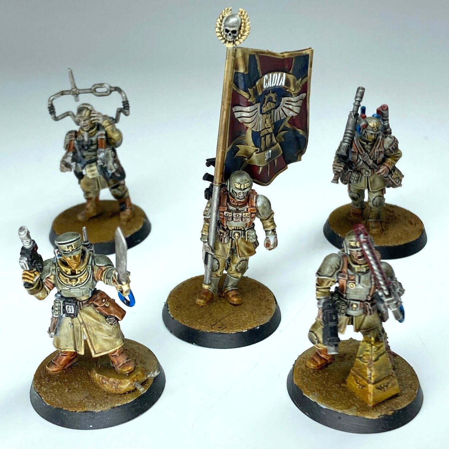 Cadian Command Squad Astra Militarum Imperial Guard - Warhammer 40K GW