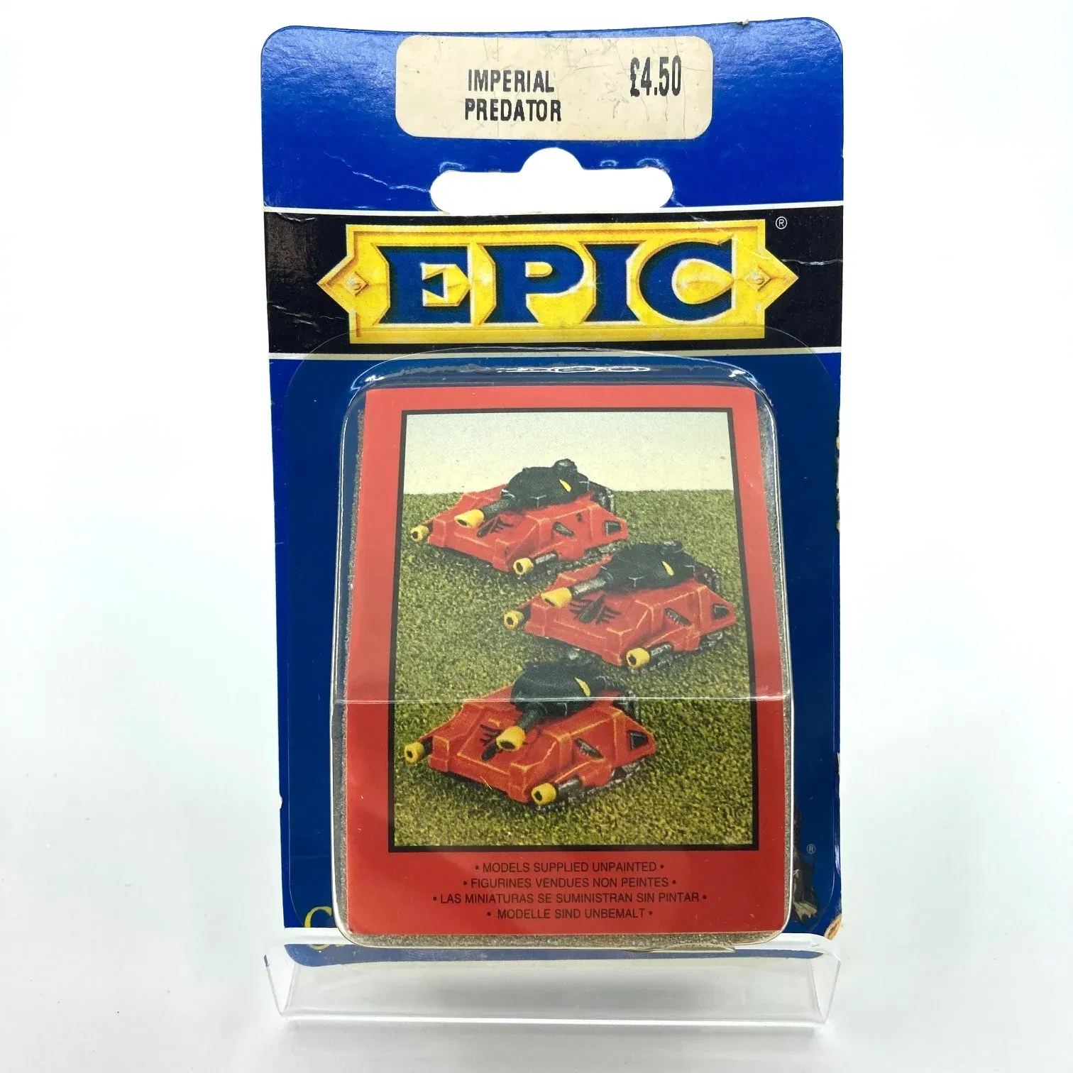 Epic Space Marine Predators - Blister - Epic Warhammer 40K Metal GW C7