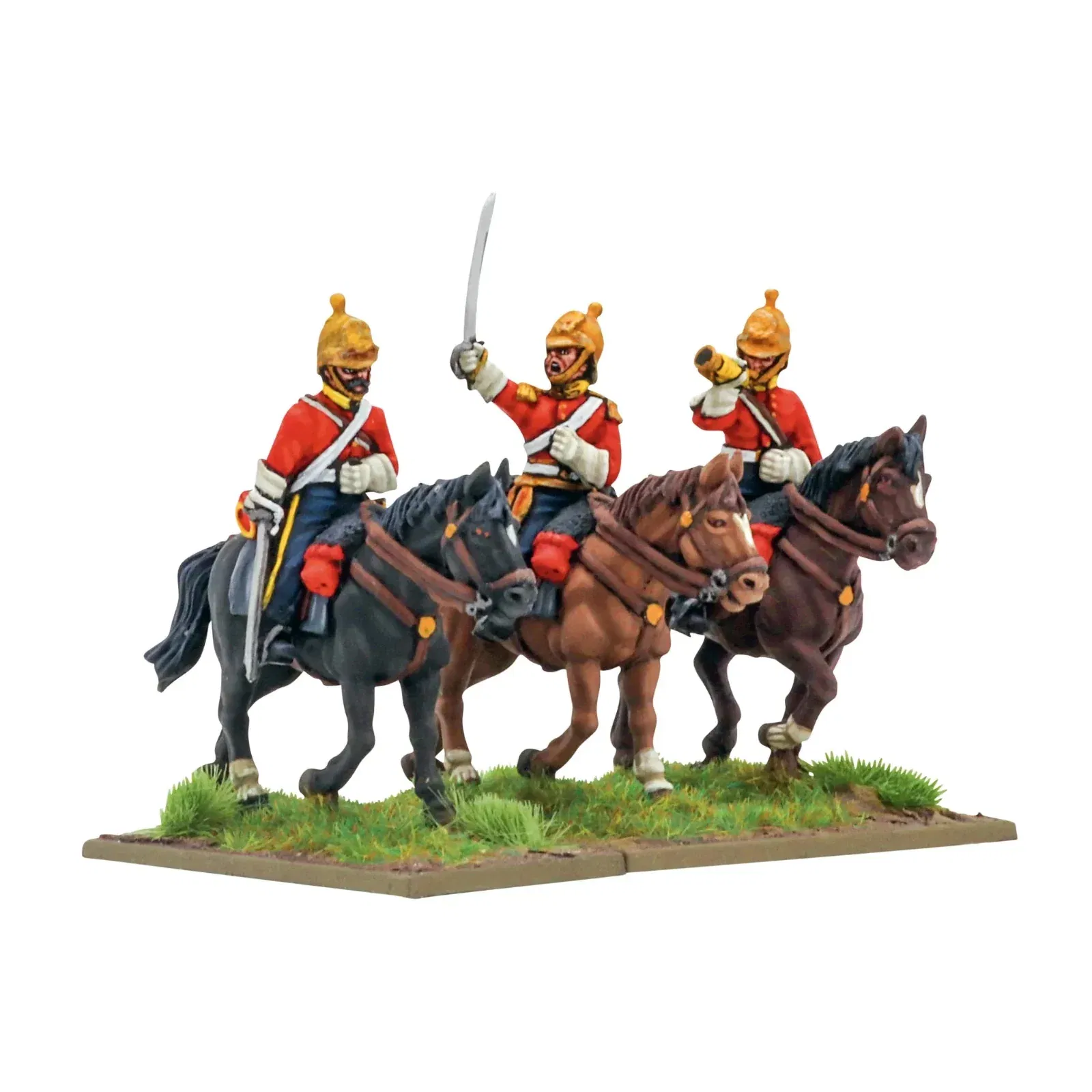British Heavy Dragoons Command - Crimean War - Warlord Games Black Pow