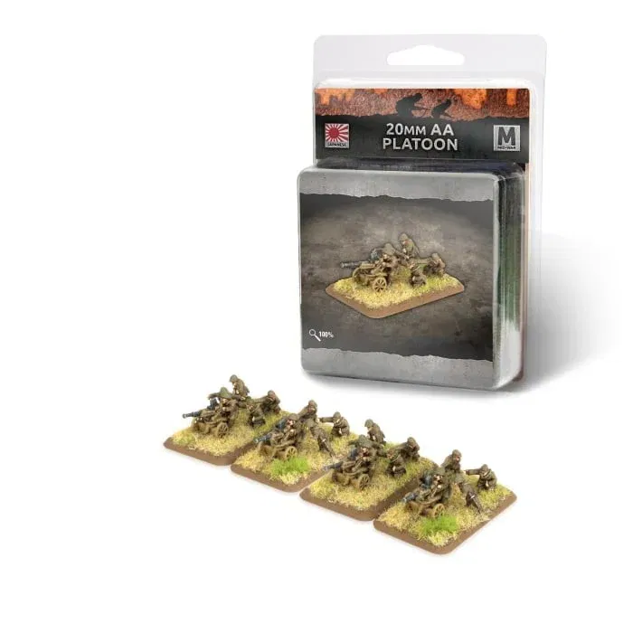 Japanese 20mm AA Platoon - Mid-War - Brand New - Flames of War Battlef