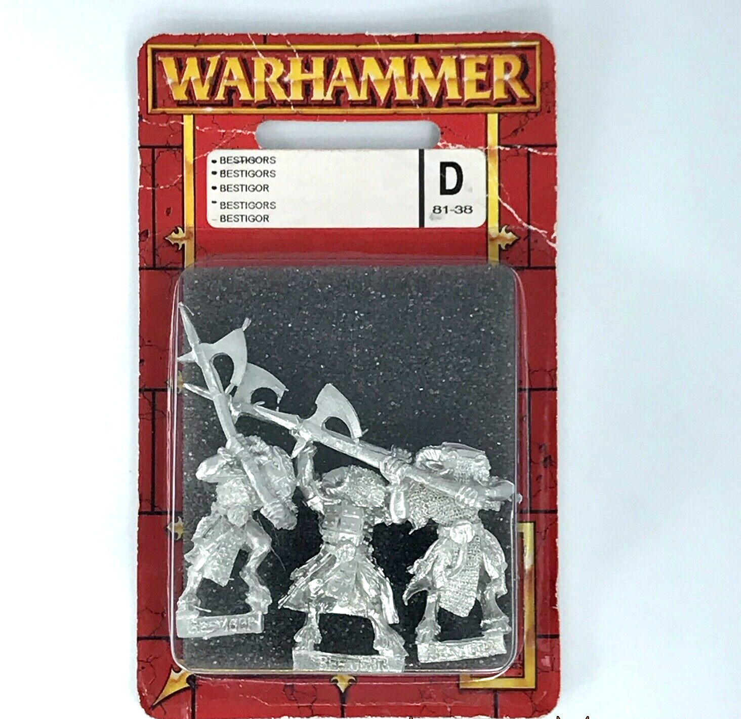 Classic Chaos Beastmen Bestigor Blister - Warhammer Fantasy Games Work