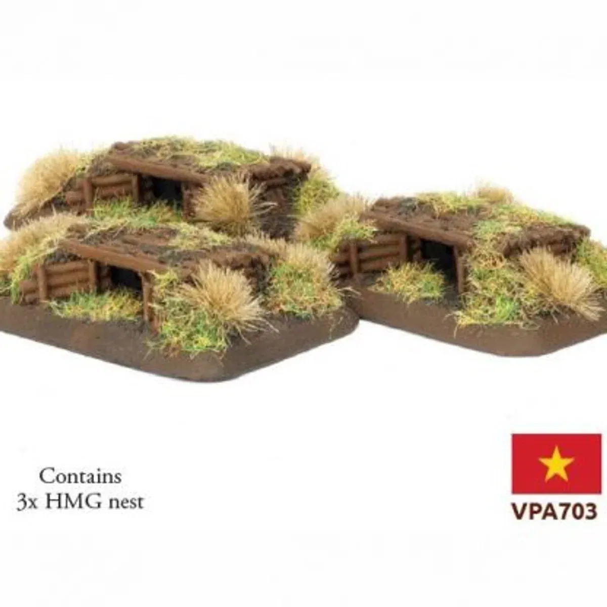 PAVN Machine-Gun Bunkers - Vietnam - Brand New - Flames of War