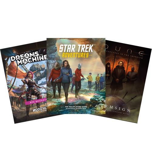 Printed Quickstarts - Dreams and Machines, Dune, Star Trek Adventures-
