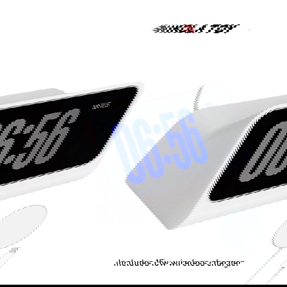 NIKOLATOY® iPhone standby dock - Includes wireless charger
