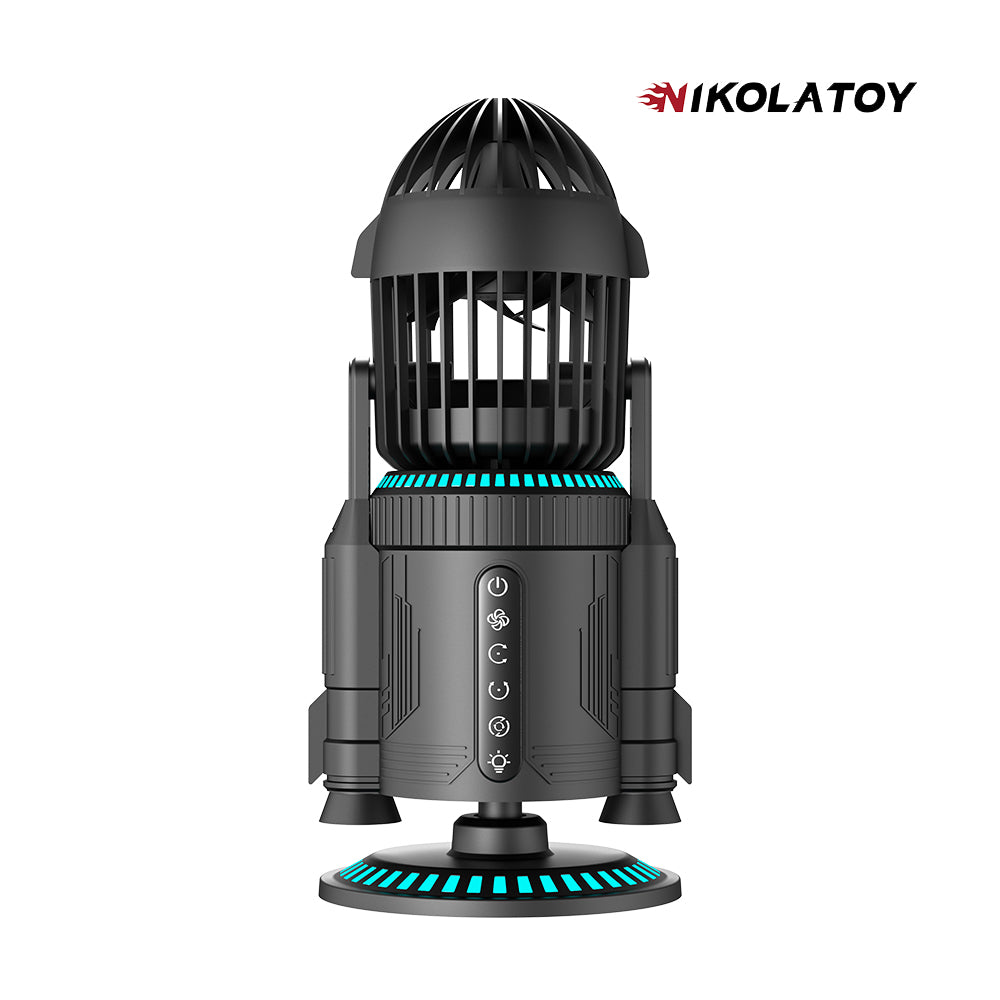 NIKOLATOY®Creative Rocket Desktop Fan