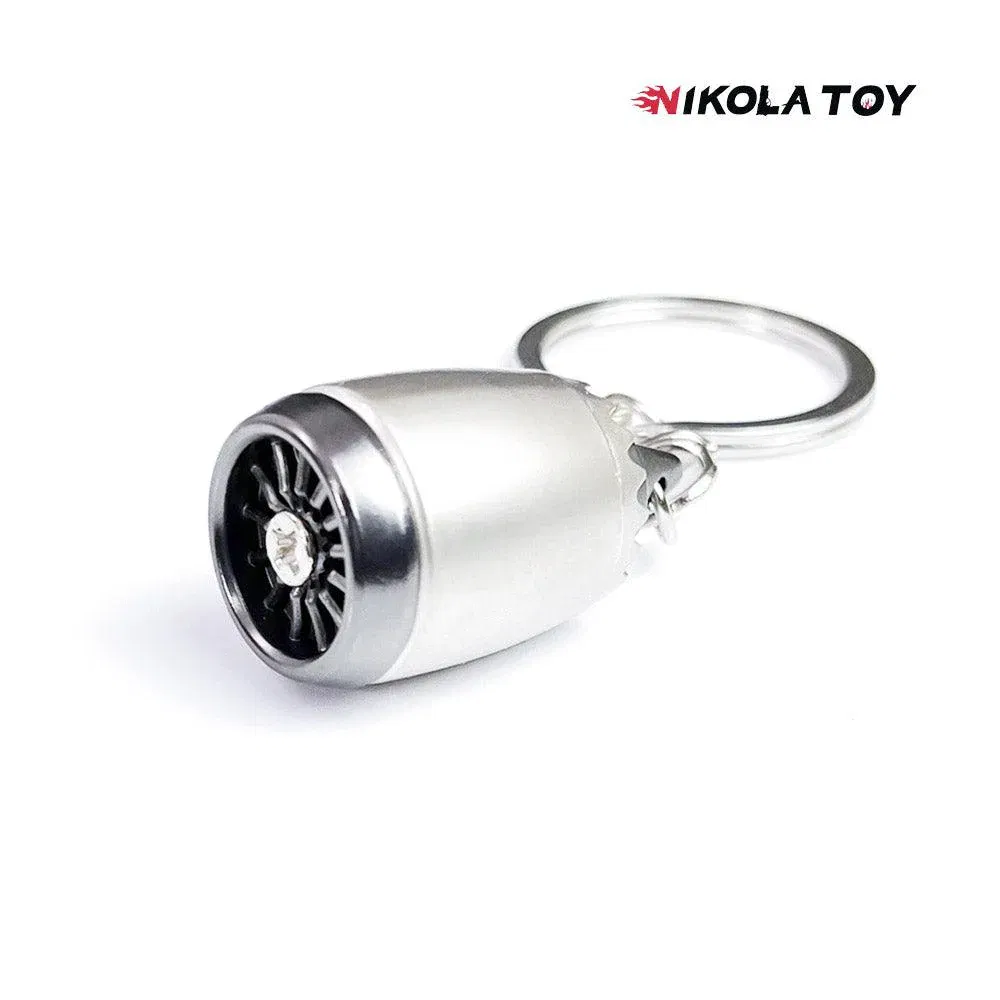 NIKOLATOY® CNC Precision Turbofan Engine Keychain