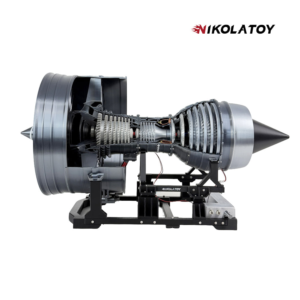 NIKOLATOY® Highly restored Rolls Royce Trent 900 turbofan engine model