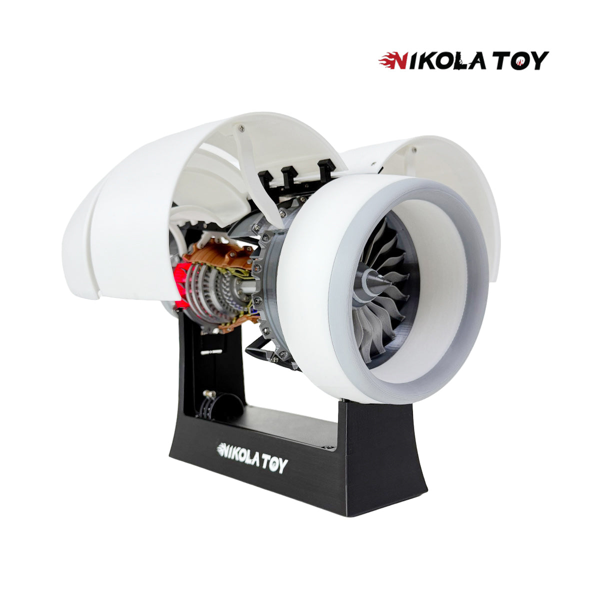 NIKOLATOY® Small size (35cm/13in) Rolls Royce Trent 900 turbofan engin