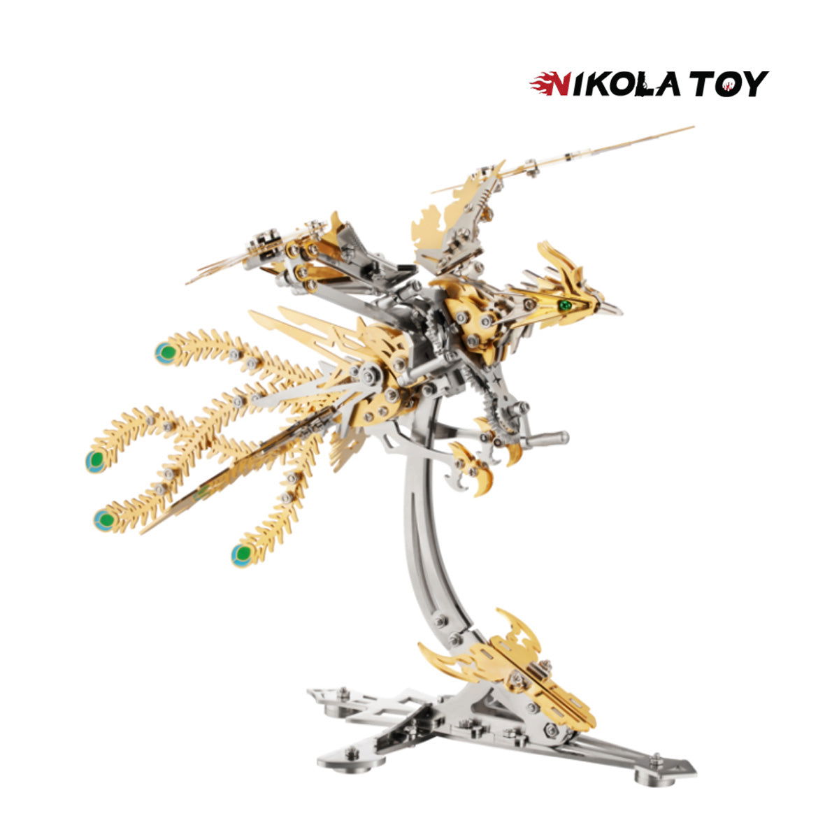 NIKOLATOY® Mechanical species - Phoenix (3D metal puzzle)