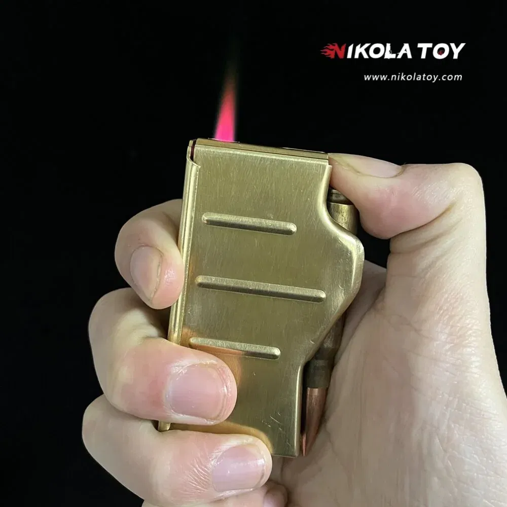 NikolaToy™ Brass clip+bullet lighter