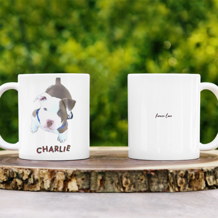 PitbullHub™ Personalized 11 oz White Mug