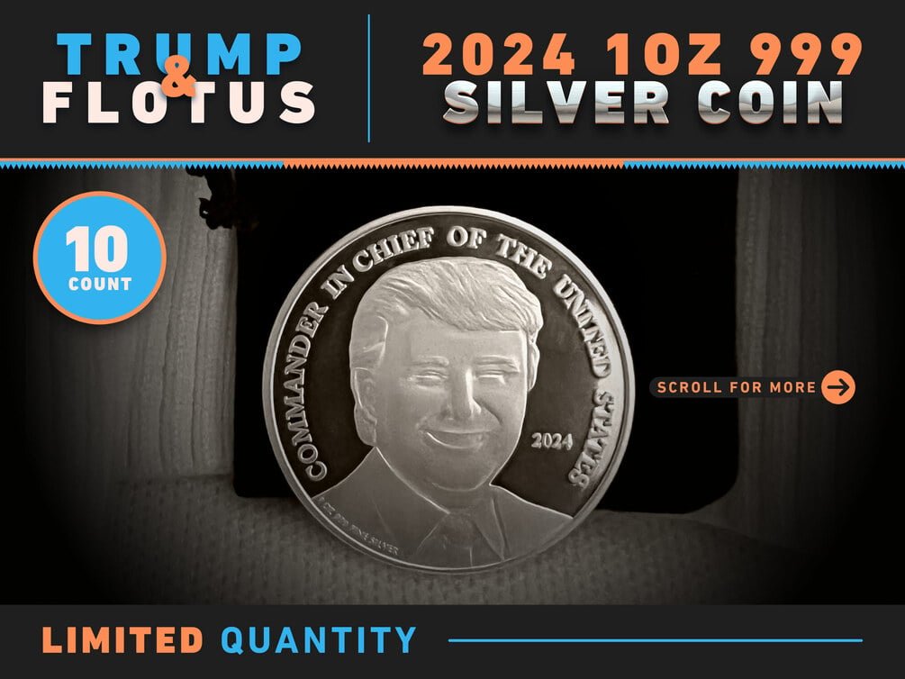 FLOTUS (10 Count) 1OZ 999 FINE SILVER COIN (2024 LIMITED COLLECTORS EDITION)